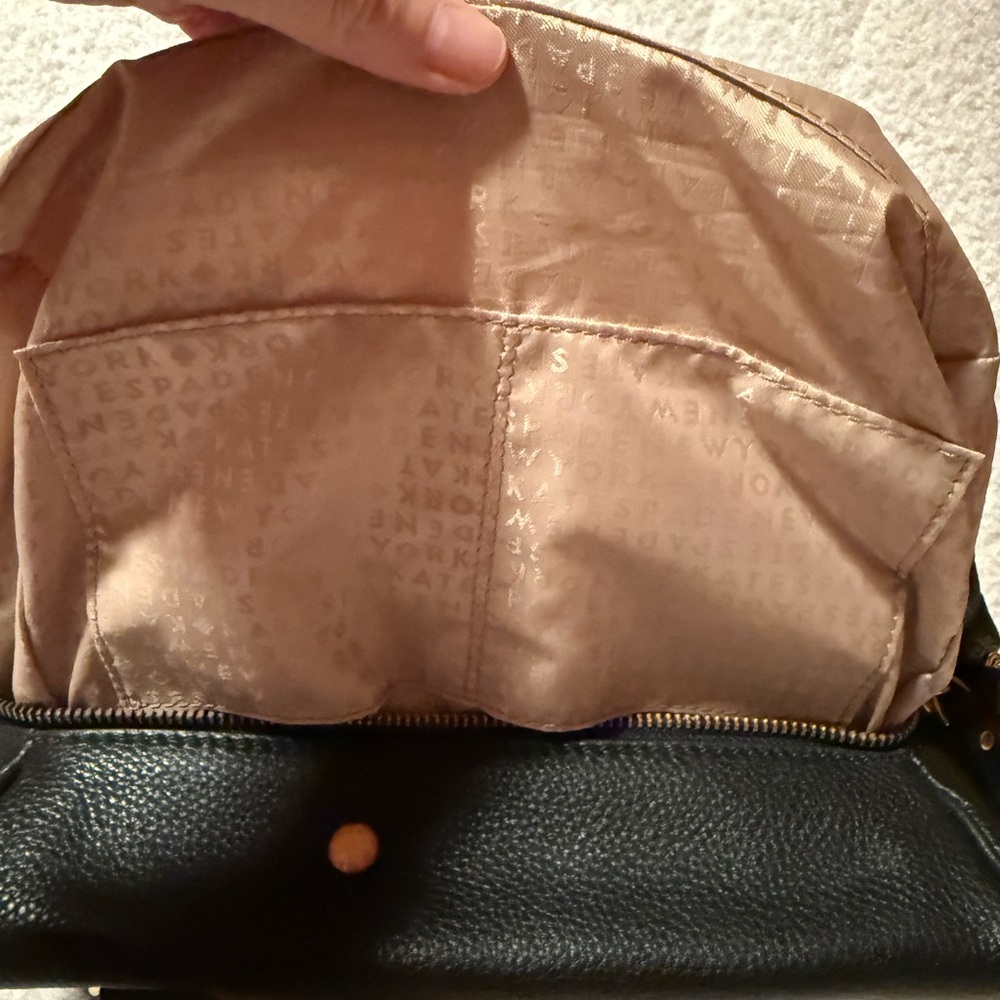 Kate Spade Black Leather Tote Bag - Picture 7 of 8